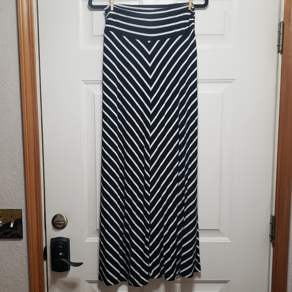 Striped Maxi Skirt